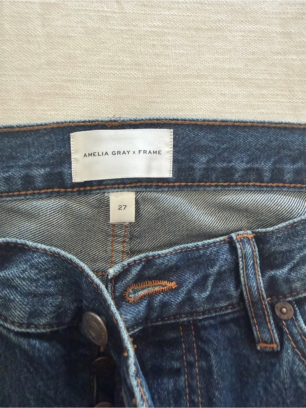 Frame Denim Men’s Dark Blue Bootcut Jeans